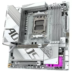 Alternative view of GIGABYTE B850M A ELT WF6E ICE