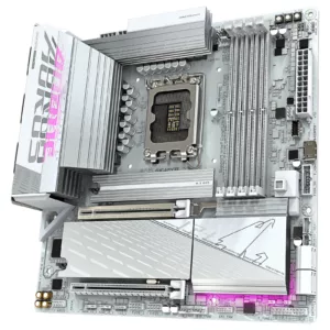 Alternative view of GIGABYTE B860M AORUS ELITE WF6E ICE