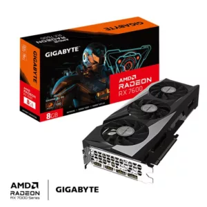 Alternative view of GIGABYTE GAMING Radeon RX 7600 OC 8G AMD 8 Go GDDR6