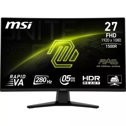 MSI MAG 274CXF écran plat de PC 68,6 cm (27") 1920 x 1080 pixels Full HD Noir