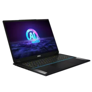 Alternative view of MSI Stealth 18 AI Studio A1VIG-056FR Intel Core Ultra 9 185H Ordinateur portable 45,7 cm (18") UHD+ 64 Go DDR5-SDRAM 2 To SSD NVIDIA GeForce RTX 4090 Wi-Fi 7 (802.11be) Windows 11 Pro Noir