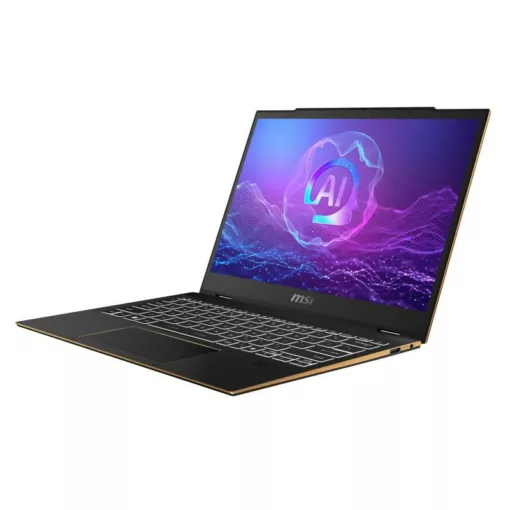 MSI Summit 13 AI+ Evo A2VMTG-003FR Intel Core Ultra 7 258V Hybride (2-en-1) 33,8 cm (13.3") Écran tactile Full HD+ 32 Go LPDDR5x-SDRAM 1 To SSD Wi-Fi 7 (802.11be) Windows 11 Pro Noir