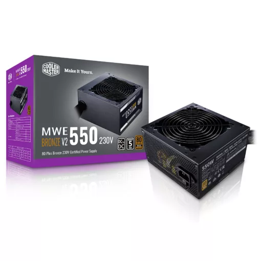 COOLER MASTER MWE 550W  V3  - 80+ BRONZE - 550 WATTS