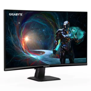 Alternative view of GIGABYTE GS27QCA 27" Moniteur Gaming Incurvé QHD - 2560 x 1440, 180Hz, 1ms, 250 cd/m², FreeSync, HDR Ready, HDMI 2.0, DisplayPort 1.4