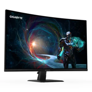 Alternative view of GIGABYTE GS32QCA 31,5" Moniteur Gaming Incurvé QHD - 2560 x 1440, 180Hz, 1ms, 250 cd/m², FreeSync, HDR Ready, HDMI 2.0, DisplayPort 1.4