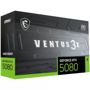Alternative view of MSI VENTUS GeForce RTX5080 16G 3X OC NVIDIA GeForce RTX 5080 16 Go GDDR7