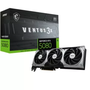 MSI VENTUS GeForce RTX5080 16G 3X OC NVIDIA GeForce RTX 5080 16 Go GDDR7