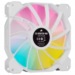 Alternative view of Corsair SP140 RGB ELITE WHITE
