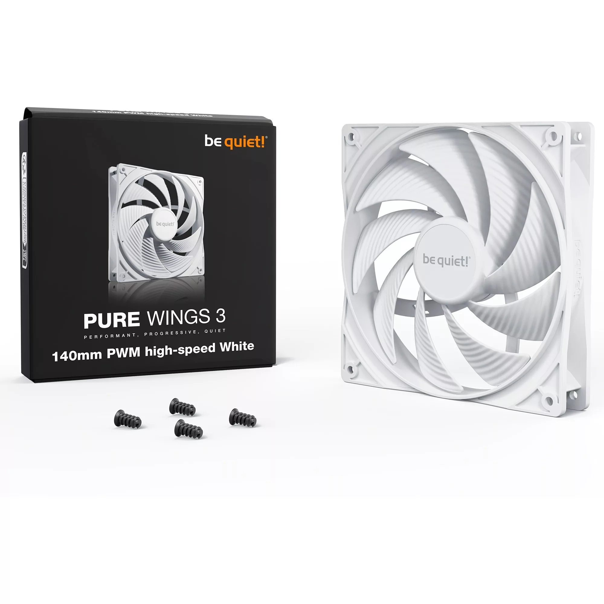 Be quiet! PURE WINGS 3 140mm PWM H Blanc – Image 3