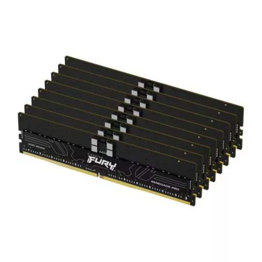 Kingston Technology FURY 128 Go 5600 MT/s DDR5 ECC Reg CL36 DIMM (kit de 8) Renegade Pro XMP