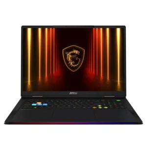 Alternative view of MSI Raider 18 HX AI A2XWIG-270FR Intel Core Ultra 9 285HX Ordinateur portable 45,7 cm (18") UHD+ 64 Go DDR5-SDRAM 4 To SSD NVIDIA GeForce RTX 5080 Wi-Fi 7 (802.11be) Windows 11 Pro Noir