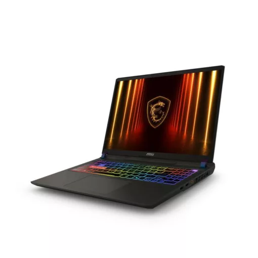 MSI Vector 16 HX AI A2XWHG-087FR Intel Core Ultra 7 255HX Ordinateur portable 40,6 cm (16") Quad HD+ 16 Go DDR5-SDRAM 1 To SSD NVIDIA GeForce RTX 5070 Ti Wi-Fi 7 (802.11be) Windows 11 Home Gris