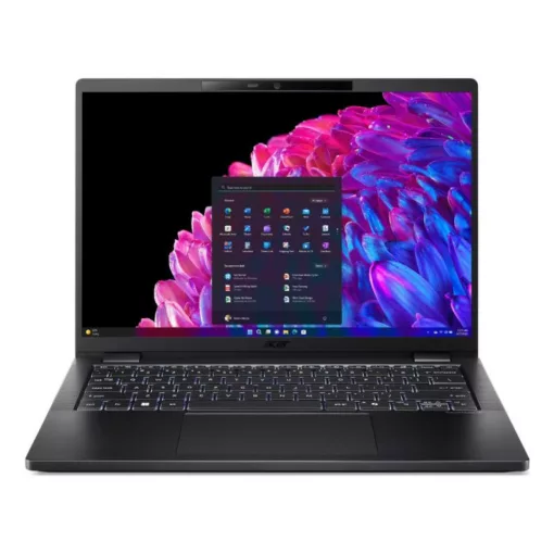 Acer TravelMate P6 TMP614-73-TCO Intel Core Ultra 7 155H Ordinateur portable 35,6 cm (14") WQXGA+ 16 Go LPDDR5x-SDRAM 1 To SSD Wi-Fi 7 (802.11be) Windows 11 Pro Noir