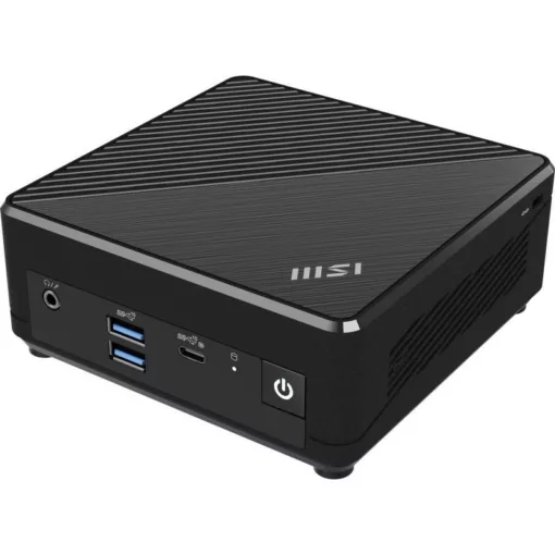 MSI CUBI N ADL S-225BEU barebone PC/ poste de travail 0,69L mini PC Noir N100