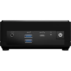Alternative view of MSI CUBI N ADL S-226BEU barebone PC/ poste de travail 0,69L mini PC Noir N200
