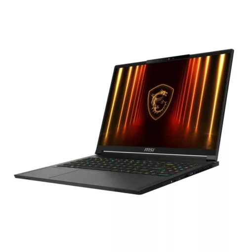 MSI Stealth A16 AI+ A3XWIG-033FR AMD Ryzen AI 9 HX 370 Ordinateur portable 40,6 cm (16") Quad HD+ 32 Go LPDDR5x-SDRAM 2 To SSD NVIDIA GeForce RTX 5080 Wi-Fi 7 (802.11be) Windows 11 Pro Noir