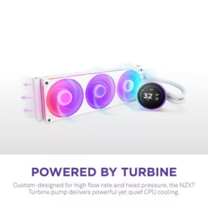 Alternative view of NZXT Kraken Elite 420 RGB V2 (White)