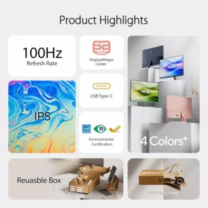 Alternative view of Asus VU279CFE-B