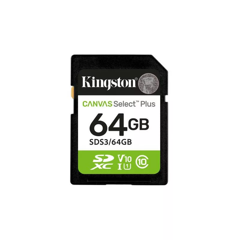 KINGSTON Carte memoire 64GB SDXC Canvas Select Plus *SDS3/64GB – Image 2