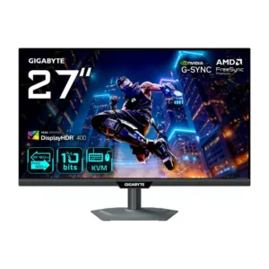 GIGABYTE M27UP Moniteur de jeu 27? 4K UHD - Mode double (4K 160Hz ou FHD 320Hz), 3840 x 2160, 1ms, 350 cd/m², FreeSync Premium Pro, DisplayHDR400, HDMI 2.1, DisplayPort 1.4
