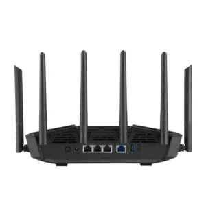 Alternative view of ASUS 90IG0A30-MO9C00 routeur sans fil 2.5 Gigabit Ethernet Tri-bande (2,4 GHz / 5 GHz / 6 GHz) Noir