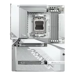 Alternative view of GIGABYTE B850 A STEALTH ICE