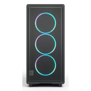 Alternative view of FRACTAL Epoch Black TG RGB Light tint