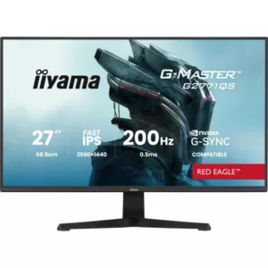 iiyama G2771QS-B1 écran plat de PC 68,6 cm (27") 2560 x 1440 pixels Wide Quad HD Noir