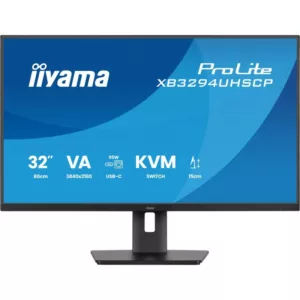 Alternative view of iiyama XB3294UHSCP-B1 écran plat de PC 80 cm (31.5") 3840 x 2160 pixels 4K Ultra HD Noir