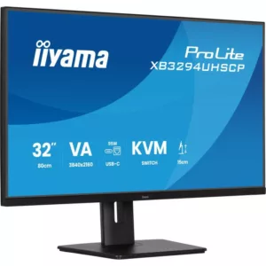 iiyama XB3294UHSCP-B1 écran plat de PC 80 cm (31.5") 3840 x 2160 pixels 4K Ultra HD Noir