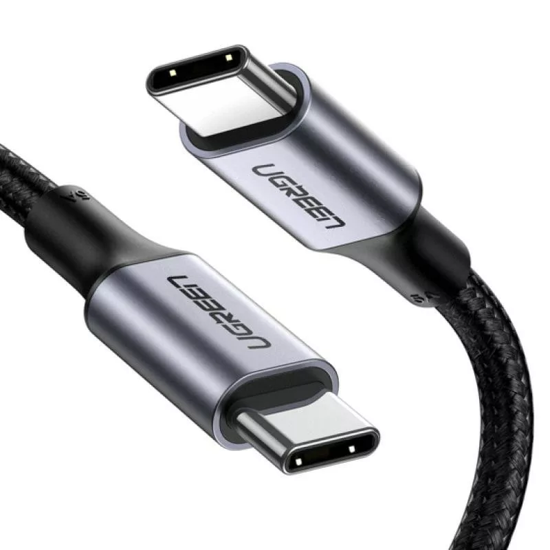 UGREEN Câble Renforcé 2m USB-C > USB-C Noir PD 100W *70429