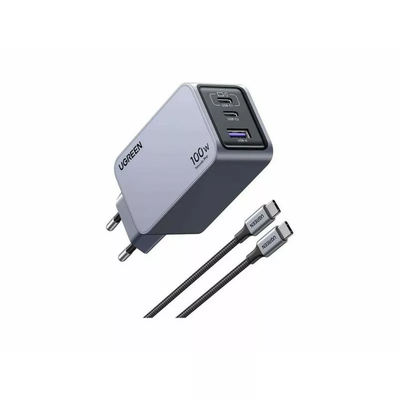 UGREEN Chargeur 100W + Câble USB-C > USB-C *25874