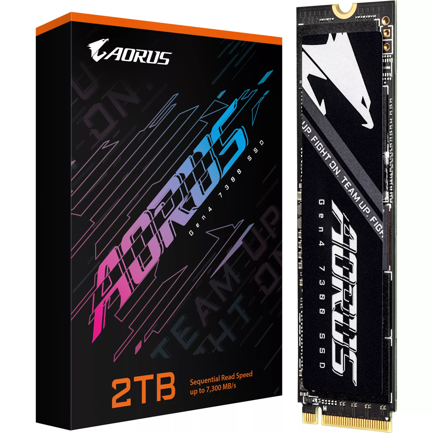 GIGABYTE AORUS Gen4 7300 2 To M.2 PCI Express 4.0 NVMe 3D TLC NAND SSD