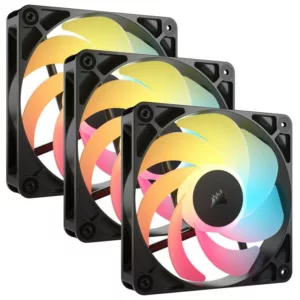Alternative view of Corsair RS120-R ARGB Boitier PC Ventilateur 12 cm Noir 3 pièce(s)