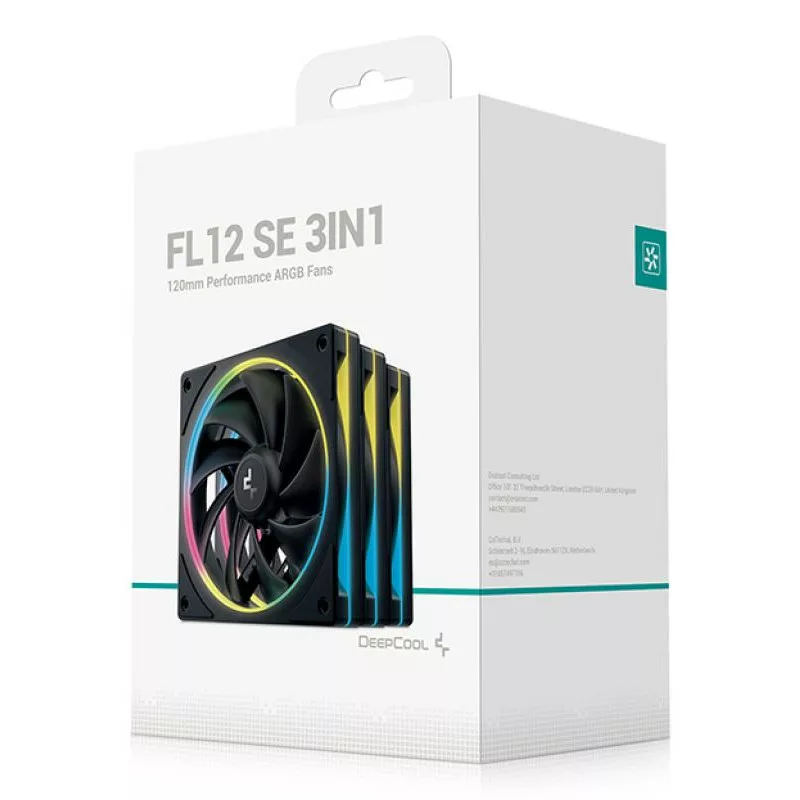 DeepCool FL12 SE 3IN1 Boitier PC Ventilateur 12 cm Blanc 3 pièce(s) – Image 7