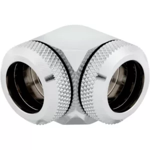 Alternative view of CORSAIR Hydro X Series XF Hardline Embout 90Â° 14mm OD - Chrome (x 2) abÃ®mÃ©