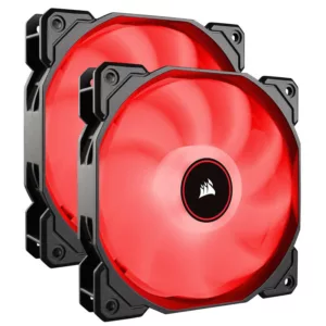 CORSAIR LED Fan AF140-LED Rouge Pack de 2  abÃ®mÃ©
