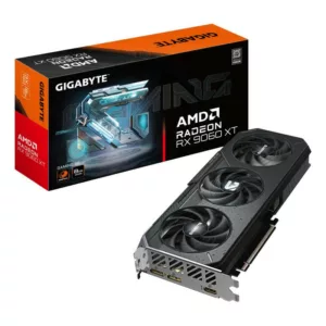 GIGABYTE Radeon RX 9060 XT GAMING 8G Carte Graphique - 8GB GDDR6, 128bit, PCI-E 5.0, 3130 MHz Fréquence du c?ur, 2 x DisplayPort, 1 x HDMI, GV-R9060XTGAMING-8GD