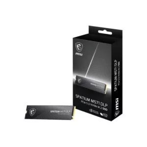 Disque Dur SSD MSI SPATIUM M571 DLP 2TB M.2 PCIe 5.0 14500Mo/s 3D NAND