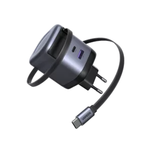 UGREEN Chargeur Rapide 65W avec câble USB-C rétractable 65825