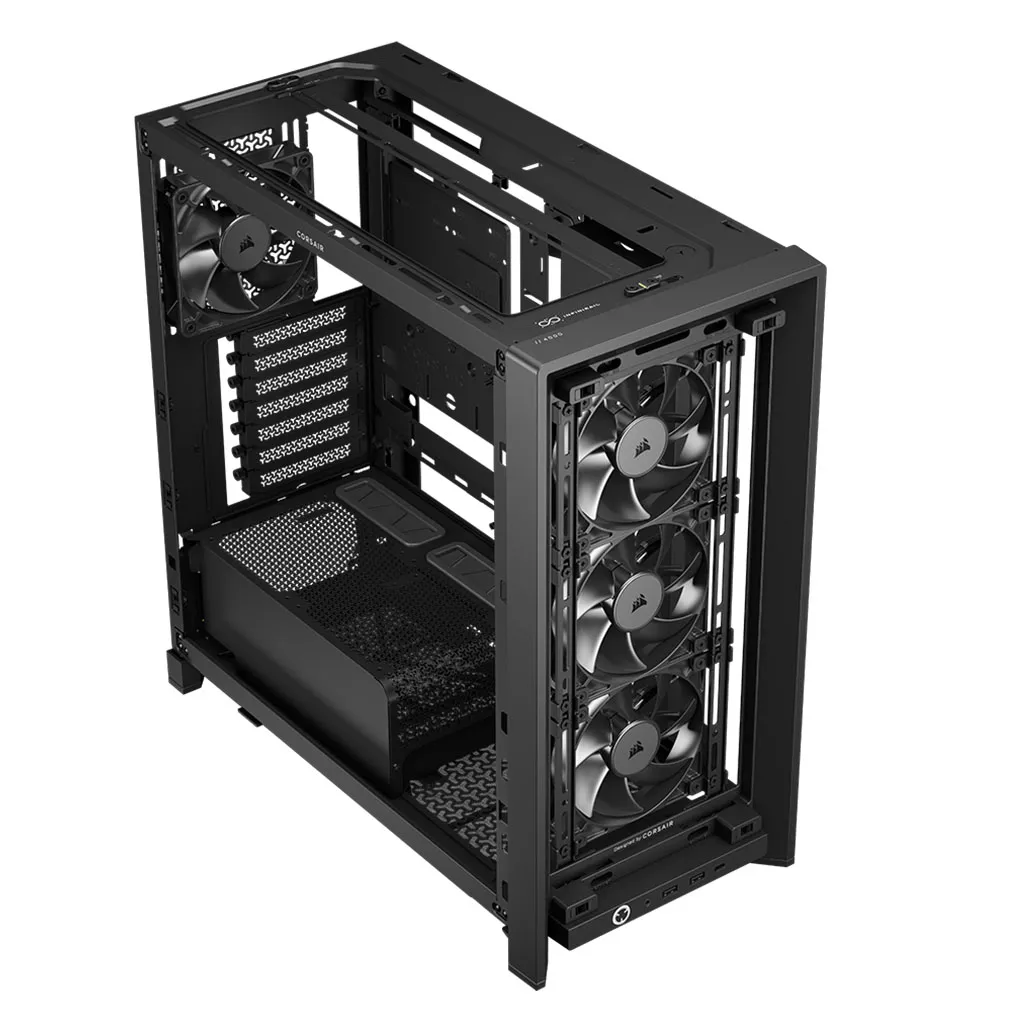 CORSAIR FRAME 4000D WOOD RS, BLACK – Image 8