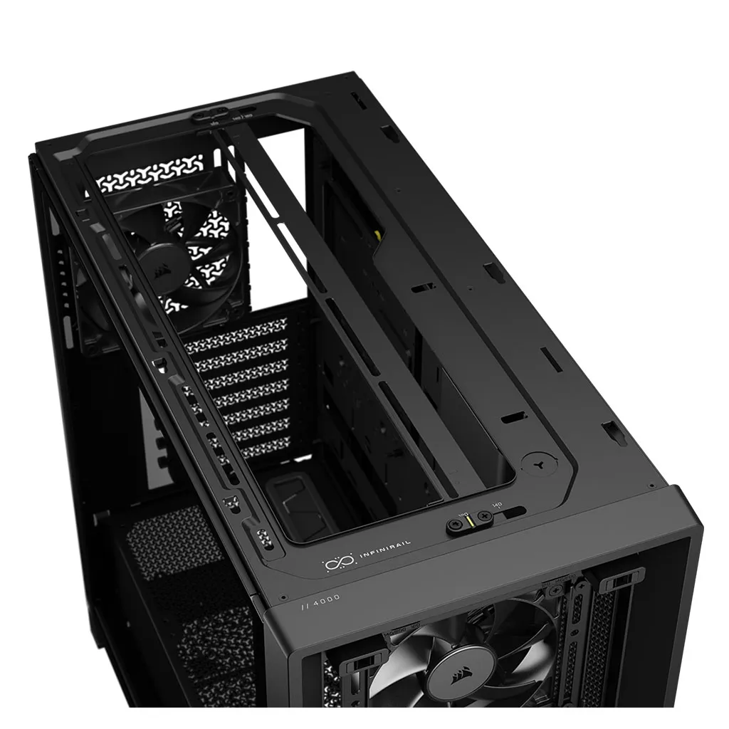 CORSAIR FRAME 4000D WOOD RS, BLACK – Image 7