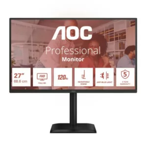 AOC 27E4CV Écran Plat De Pc 68,6 Cm (27") 1920 X 1080 Pixels Full Hd Led Noir