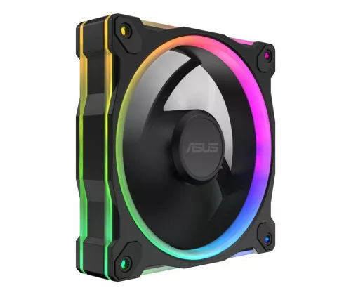 ASUS Prime MR120 Fan ARGB Reverse Black Boitier PC Ventilateur 12 cm Noir – Image 2