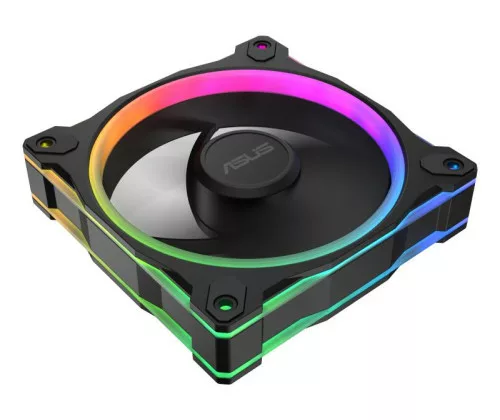 ASUS Prime MR120 Fan ARGB Reverse Black Boitier PC Ventilateur 12 cm Noir – Image 4
