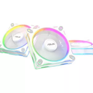 ASUS Prime MR120 Fan ARGB Reverse White 3in1 Boitier PC Ventilateur 12 cm Blanc 3 pièce(s)