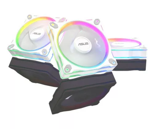 ASUS Prime MR120 Fan ARGB Reverse White 3in1 Boitier PC Ventilateur 12 cm Blanc 3 pièce(s) – Image 2