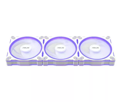 ASUS Prime MR120 Fan ARGB Reverse White 3in1 Boitier PC Ventilateur 12 cm Blanc 3 pièce(s) – Image 4