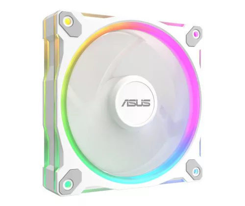ASUS Prime MR120 Fan ARGB Reverse White Boitier PC Ventilateur 12 cm Blanc – Image 3