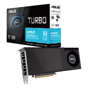 Alternative view of ASUS TURBO-AI-PRO-R9700-32G